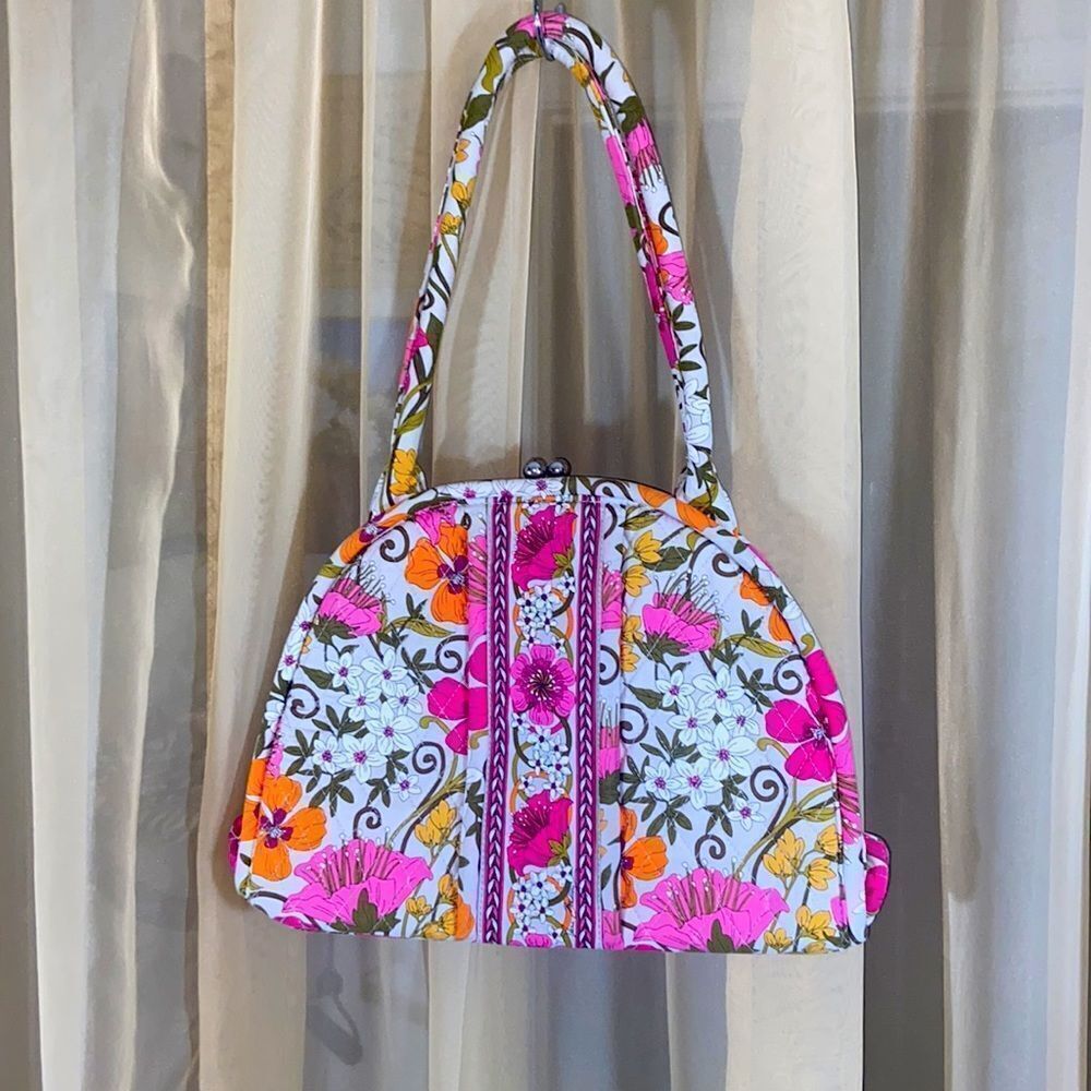 Vintage Vera Bradley Floral Shoulder Woman Bag